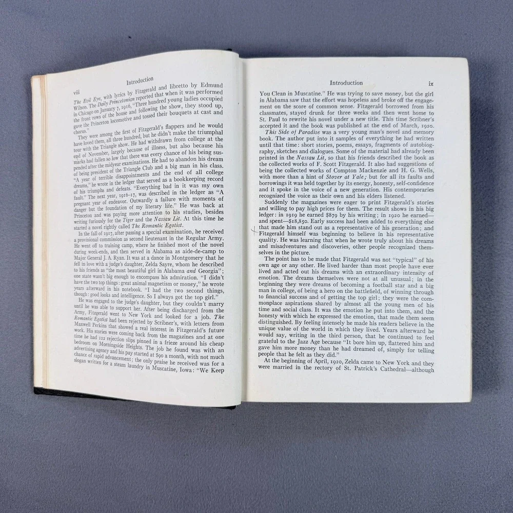 F. Scott Fitzgerald The Stories of F. Scott Fitzgerald Hardcover 1951 Anthology